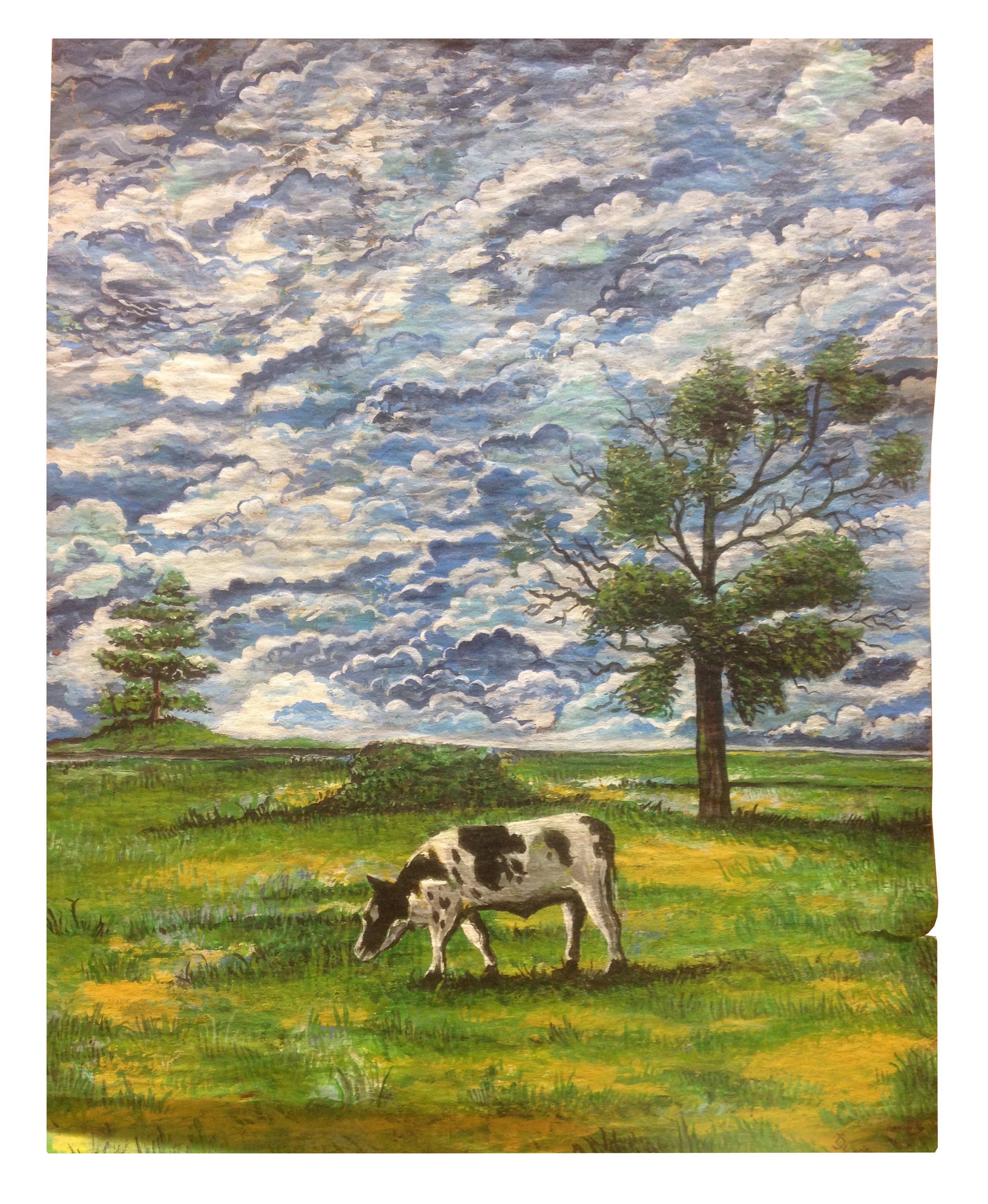 City, Country, Sky Paintings