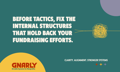 Fundraising success starts on the inside.
