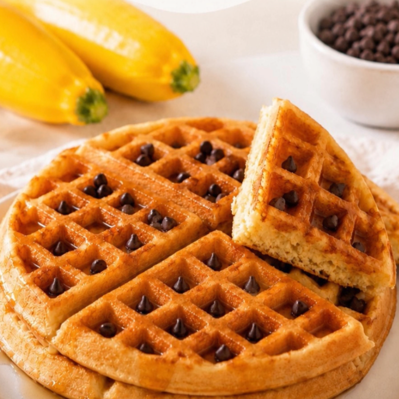 Gluten-Free, High Protein, Hidden Veggie Waffles