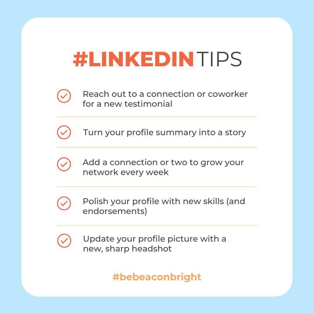 As we move through another month of learning, chances are your LinkedIn profile can do some updating and reflect your professional growth better. 🌱

The end of the year is the perfect time to do a mini audit and see for ourselves how far we've grown