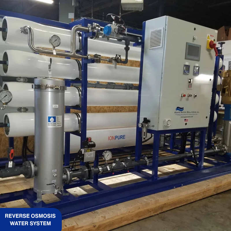 American Mobile Wash reverse osmosis water system and labeling