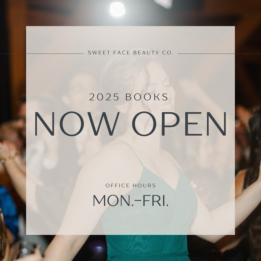 2025 is shaping up to be an exciting year for us as we eagerly anticipate all the beautiful brides-to-be!! Our team is thrilled to announce that our 2025 books are now officially open for bridal hair and makeup services! 

Whether you envision a clas