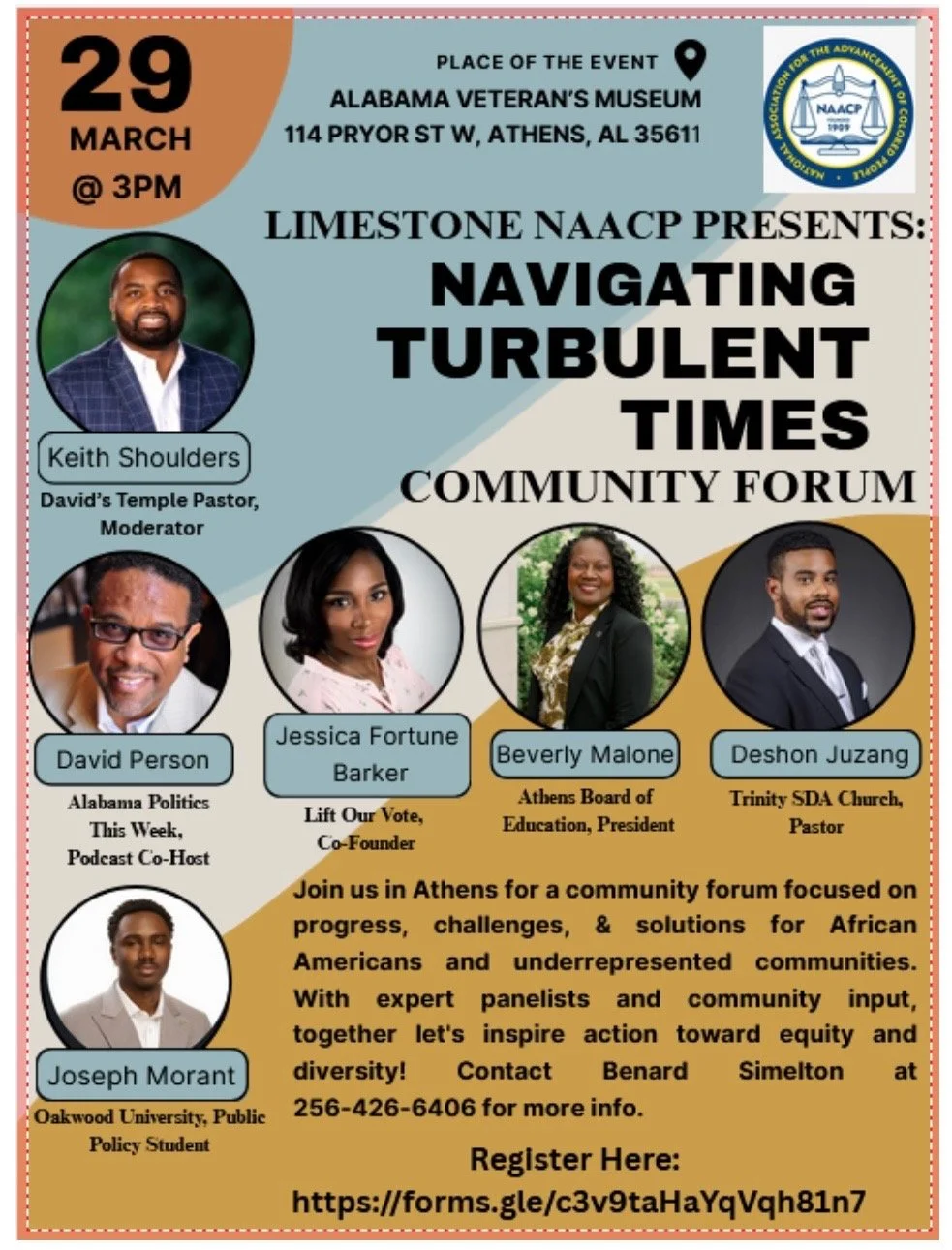 NAVIGATING TURBULENT TIMES COMMUNITY FORUM
