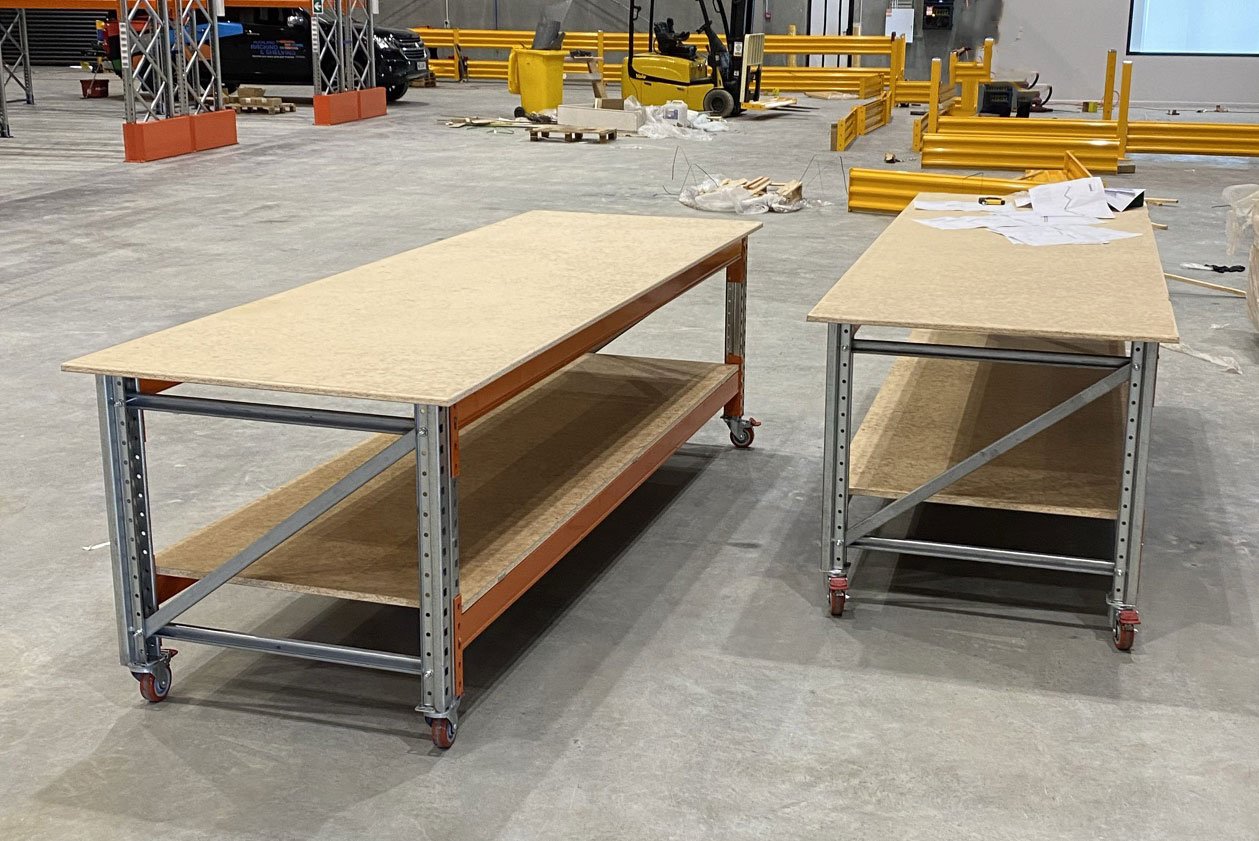 Custom Work Benches | Auckland Racking and Shelving