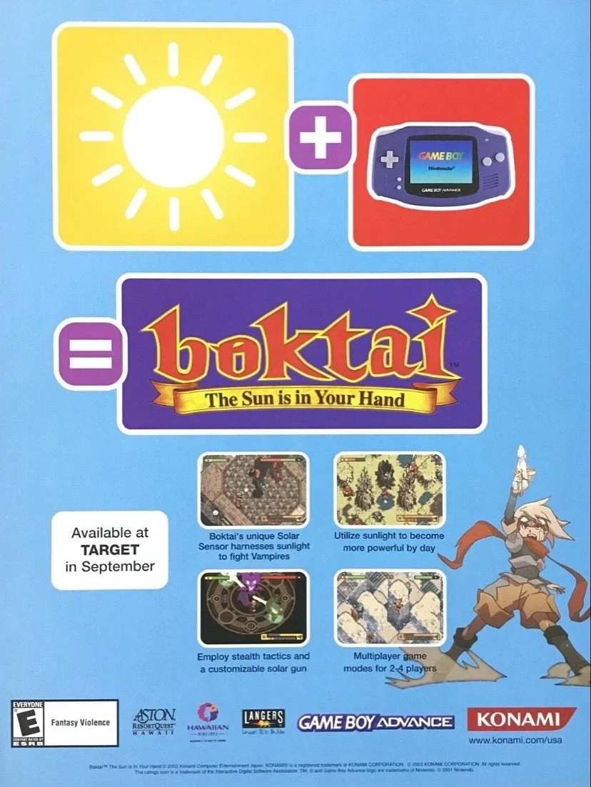 Boktai- The Sun is in Your Hand (2003) is considered the fist video game to require players to g (2).jpg