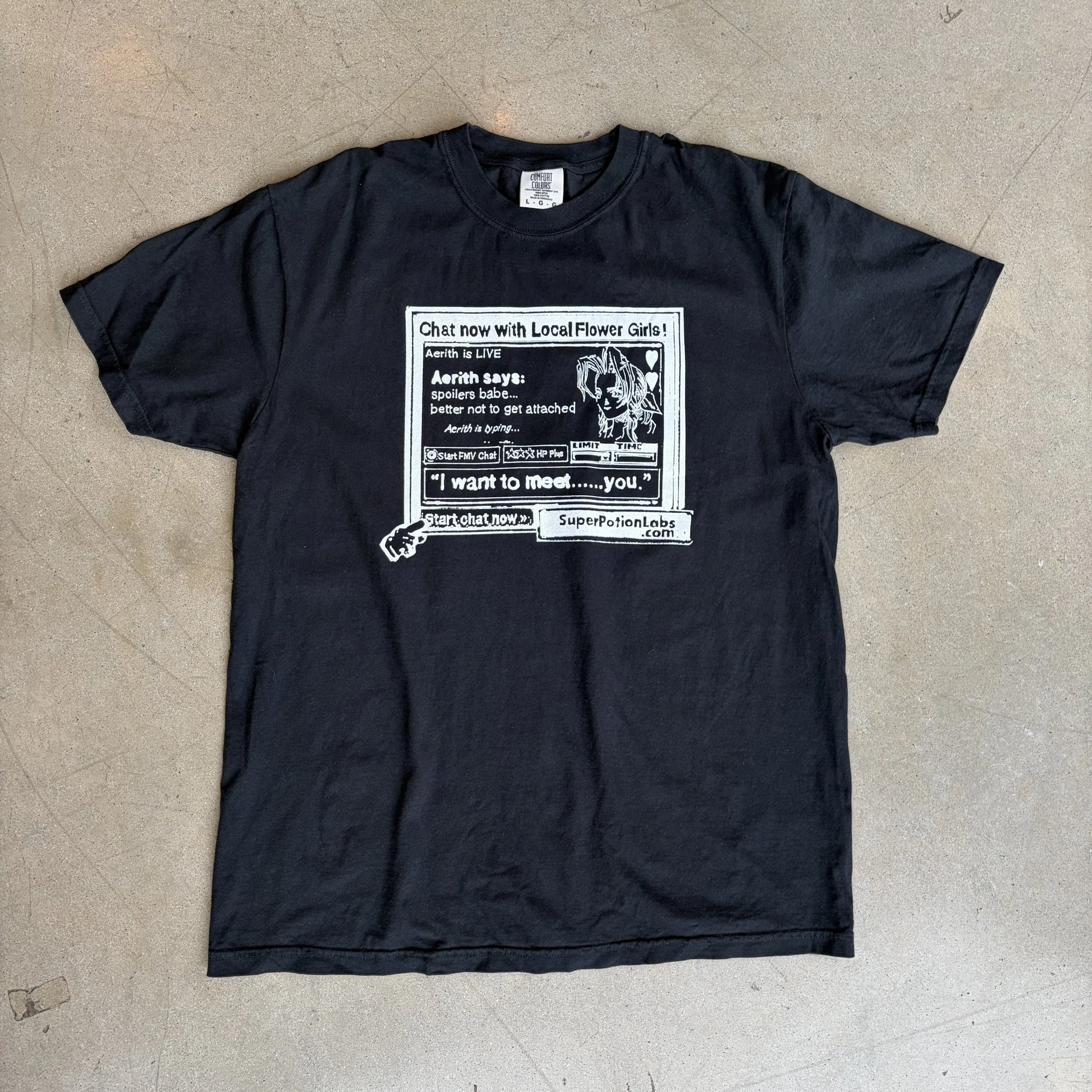 Aerith Flower Girl Sample Tee (Large)