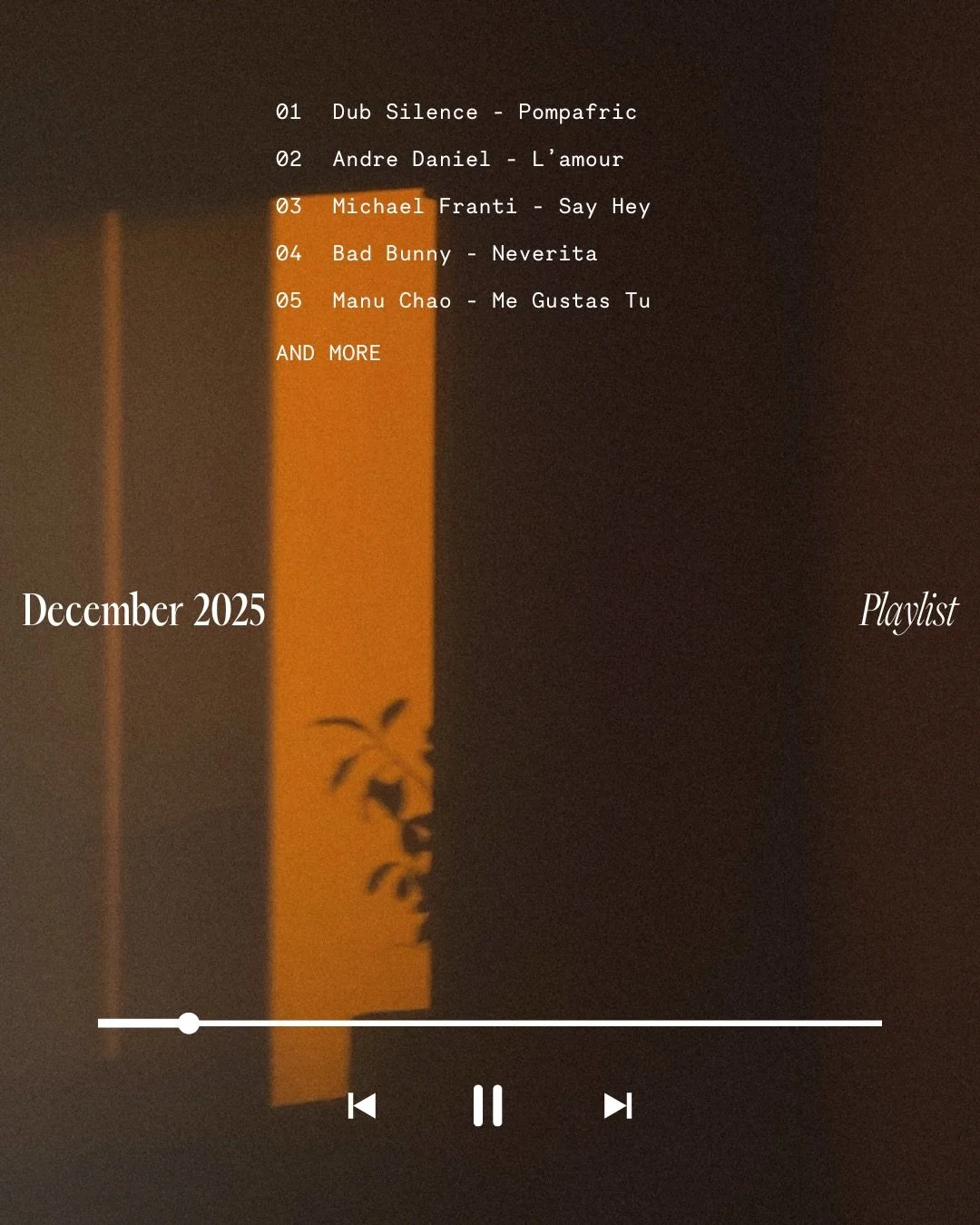 December&rsquo;s playlist is ready! 
Journaling will be your bff this month 
Food only gets better 
&amp; my YouTube wrapped was honestly more accurate than my Spotify wrapped ✨