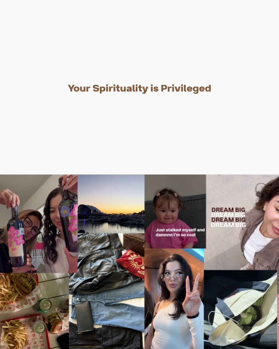 Stop scrolling. Read this. ✨ (I promise it is worth it) 
If you&rsquo;re tired of ending your nights mindlessly scrolling, here are 3 Substack articles I wrote for you! 
1. A deep dive into spirituality and how to embrace the dreamy without using it 