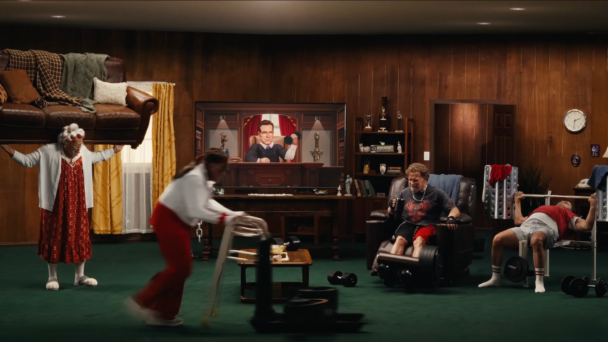 Arnold Schwarzenegger "Courtroom Chaos"
