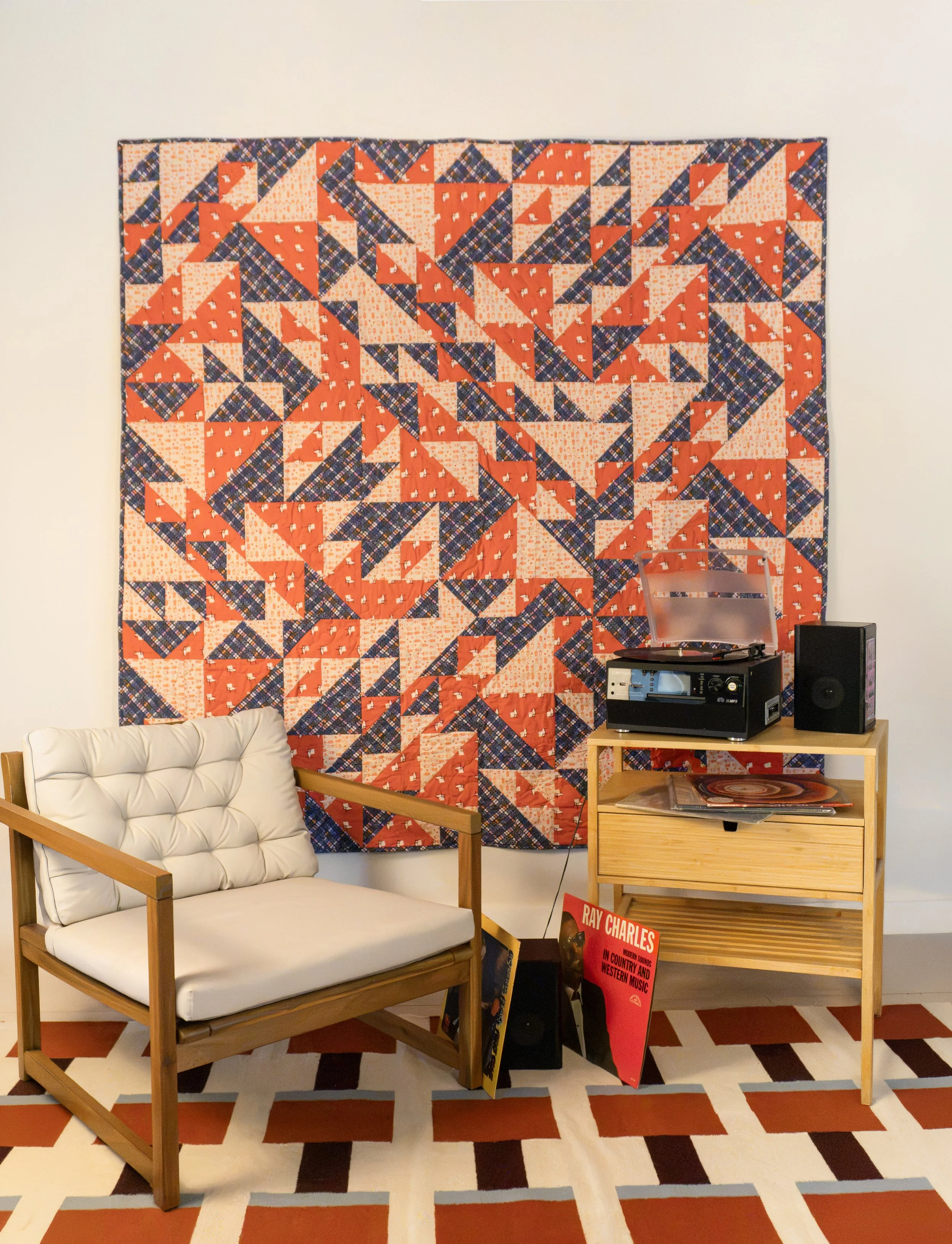 Modern Triangles Quilt Pattern PDF