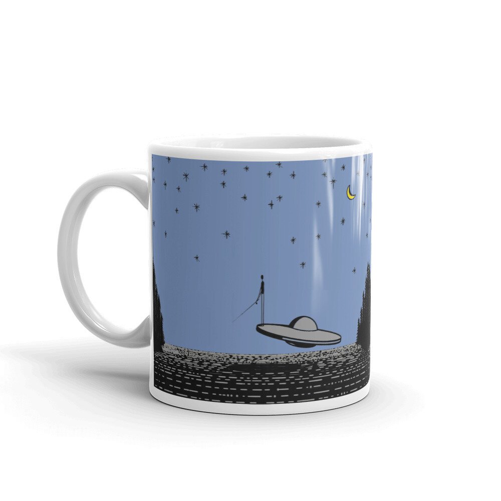 Muskie Man Ceramic Coffee Mug — Fish Face Goods