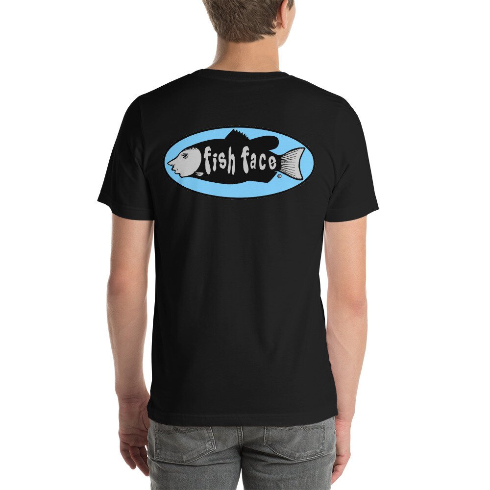 Funny Fishing Logo Shirt | Older Company Design | Fish Face |Medium