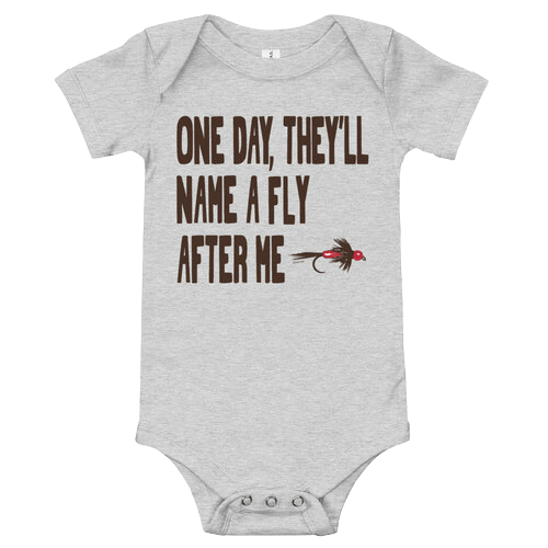 One Day Fly Fishing Onesie — Fish Face Goods