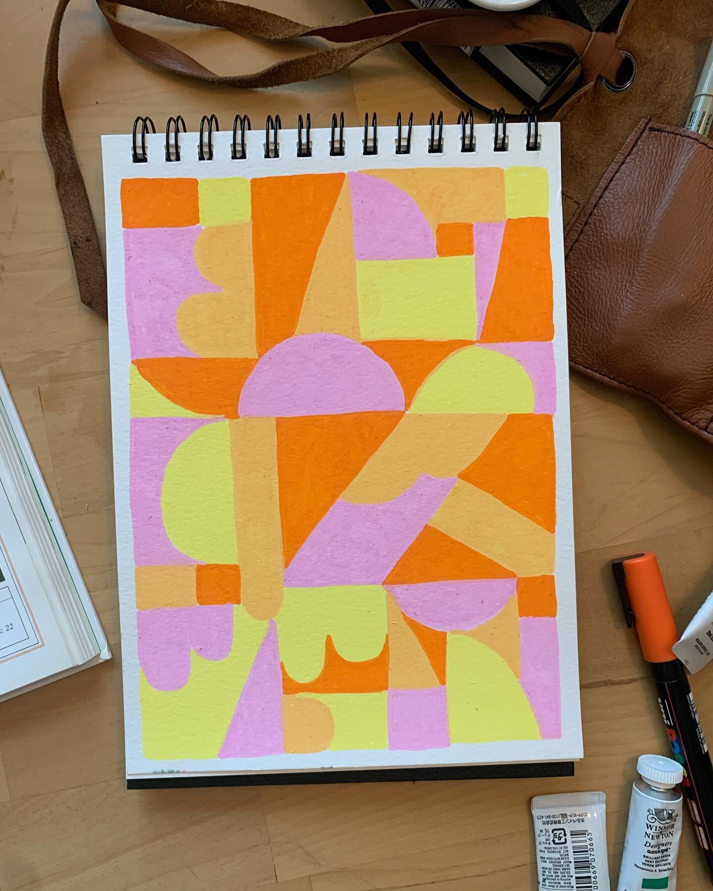 Shape studies as of late 🟡🔶

#makeitmay23 #shapepattern #abstractshapes #poscapens #abstractart #sketchbookwork #funkyshapes #brightcolors #colorfulillustration