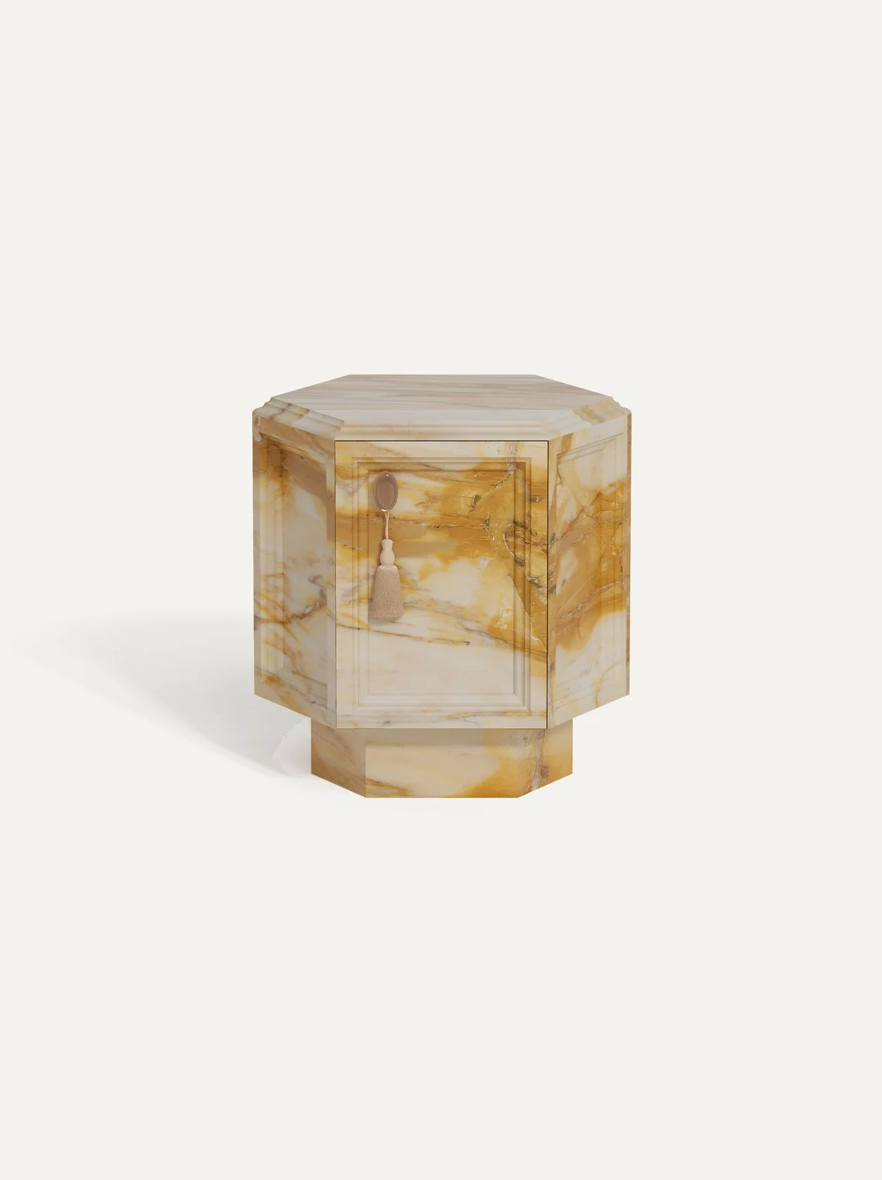 Giallo Siena Bedside Table Small