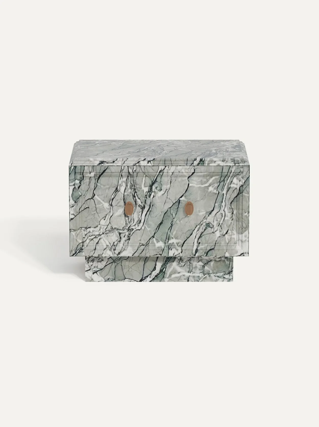 Verde Antigua Bedside Table