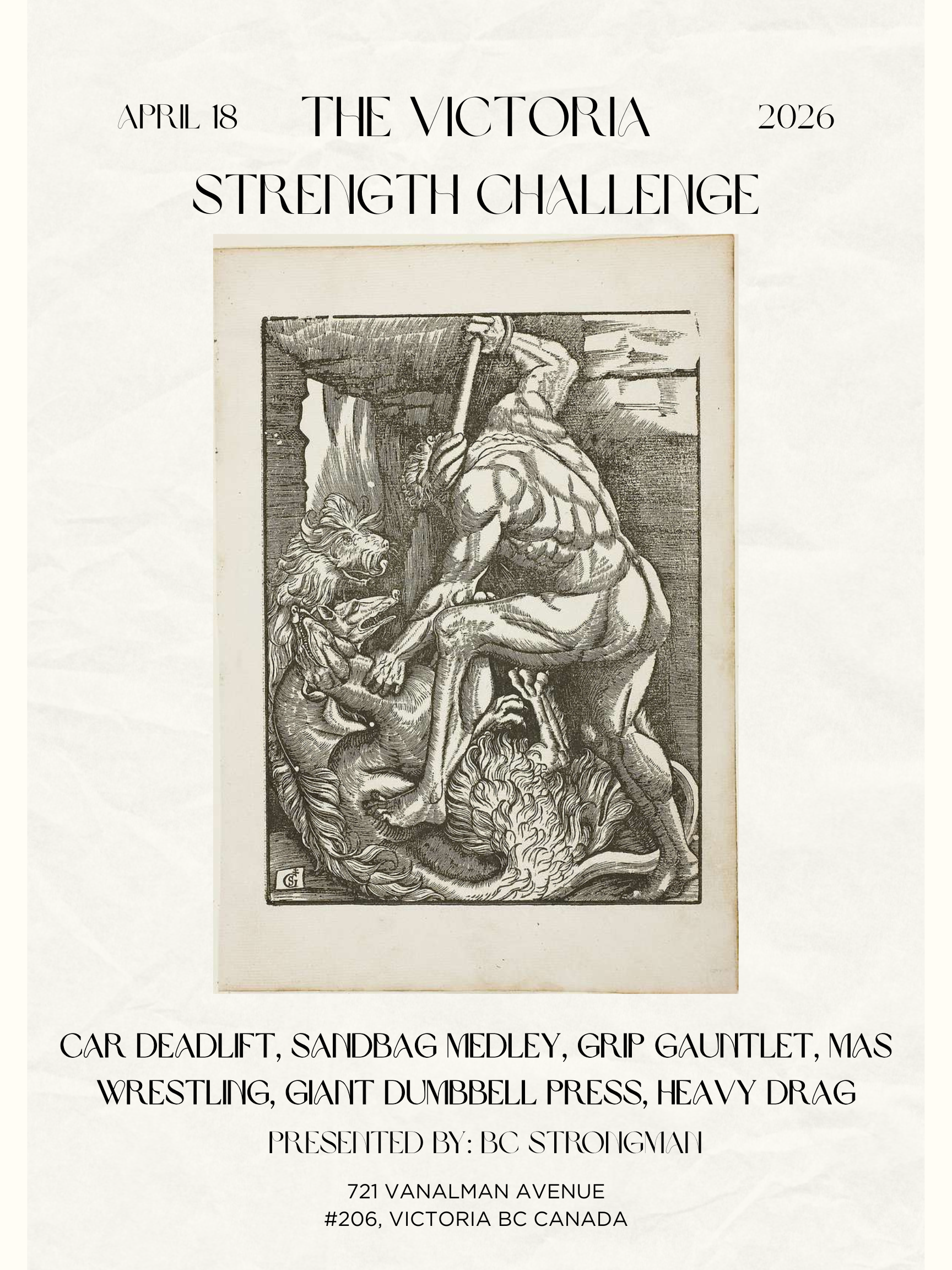 The Victoria Strength Challenge 2026