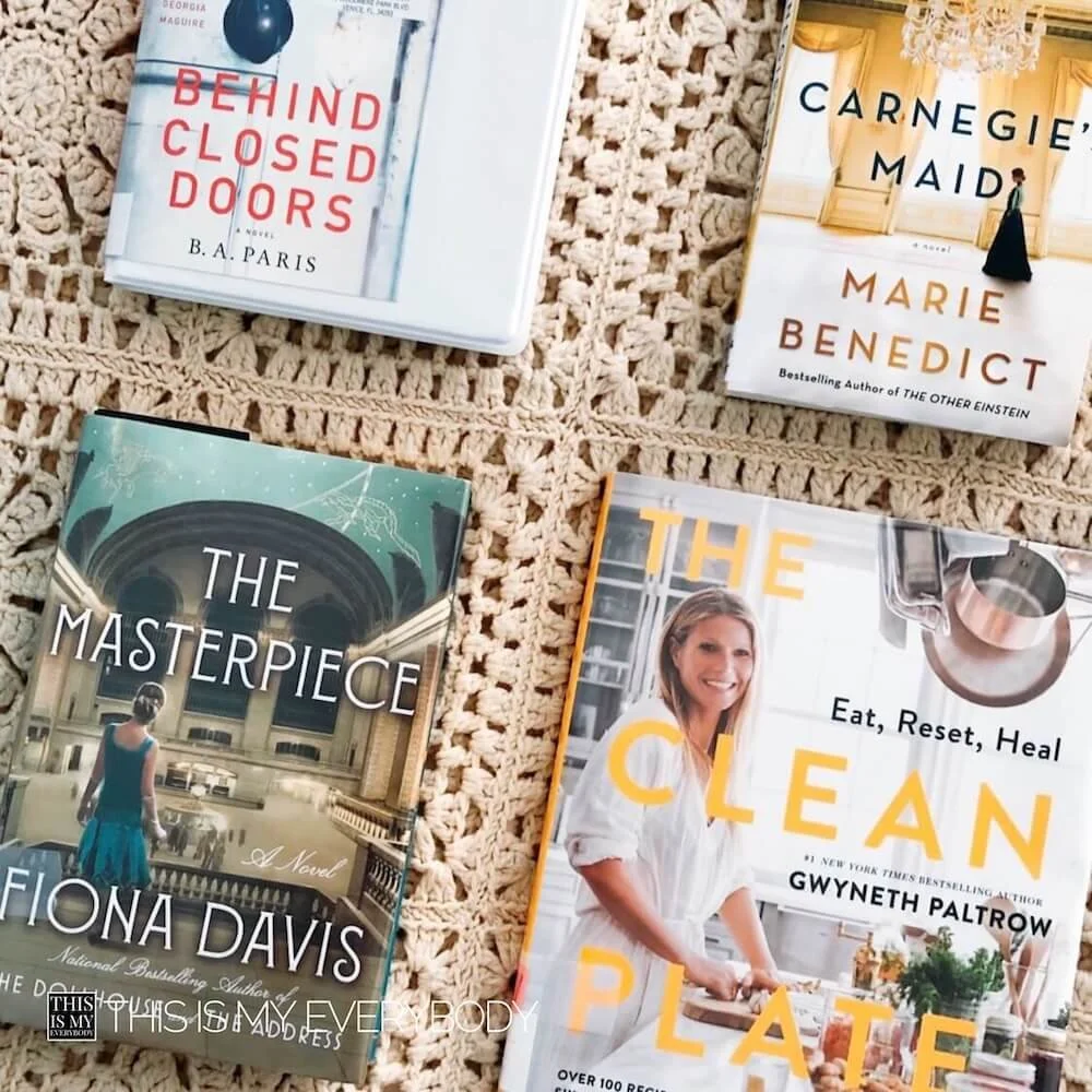 What Book Should I Read Quiz (Books displayed on beige crochet cover))