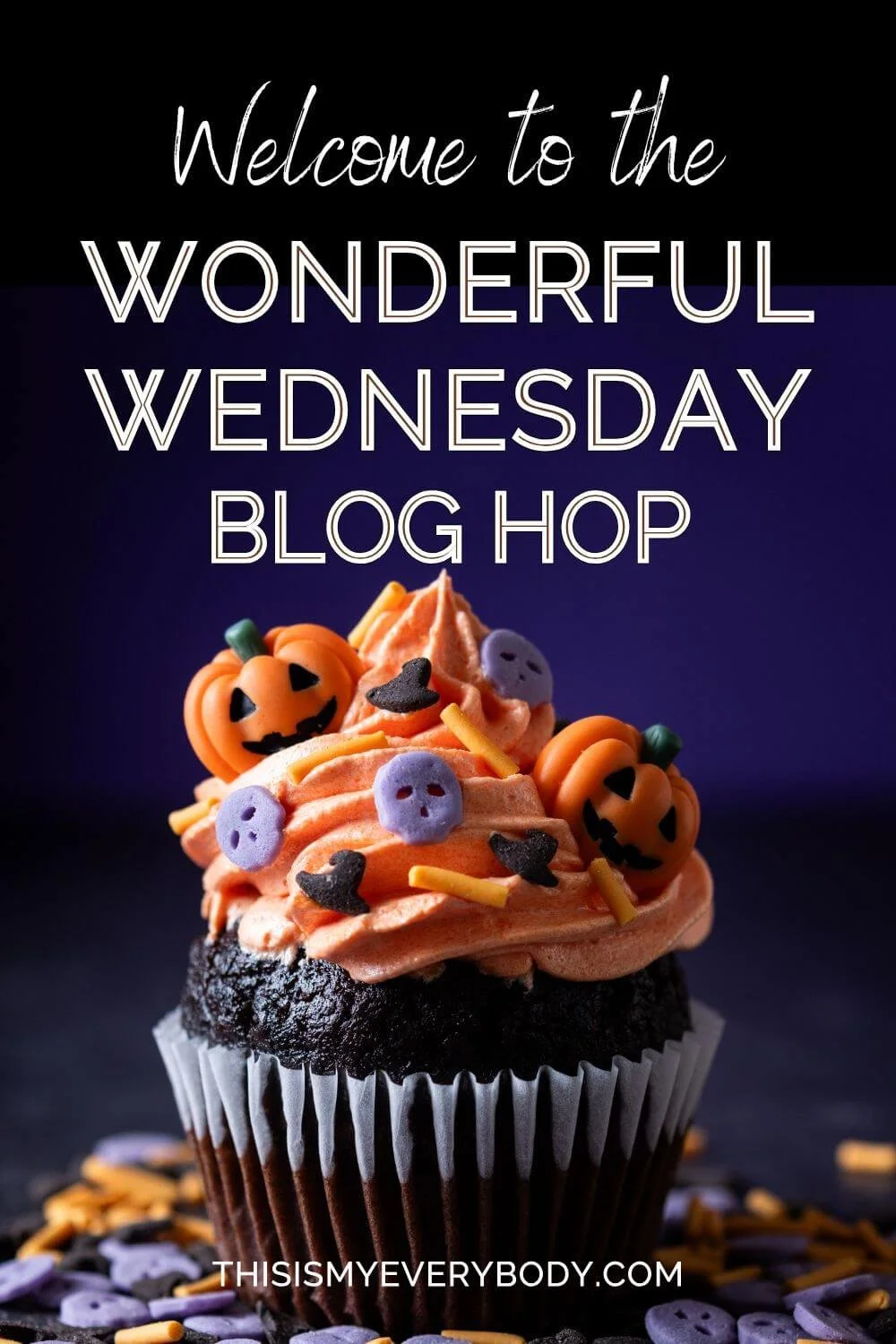 Welcome to the Wonderful Wednesday Blog Hop (Halloween theme cupcakes)
