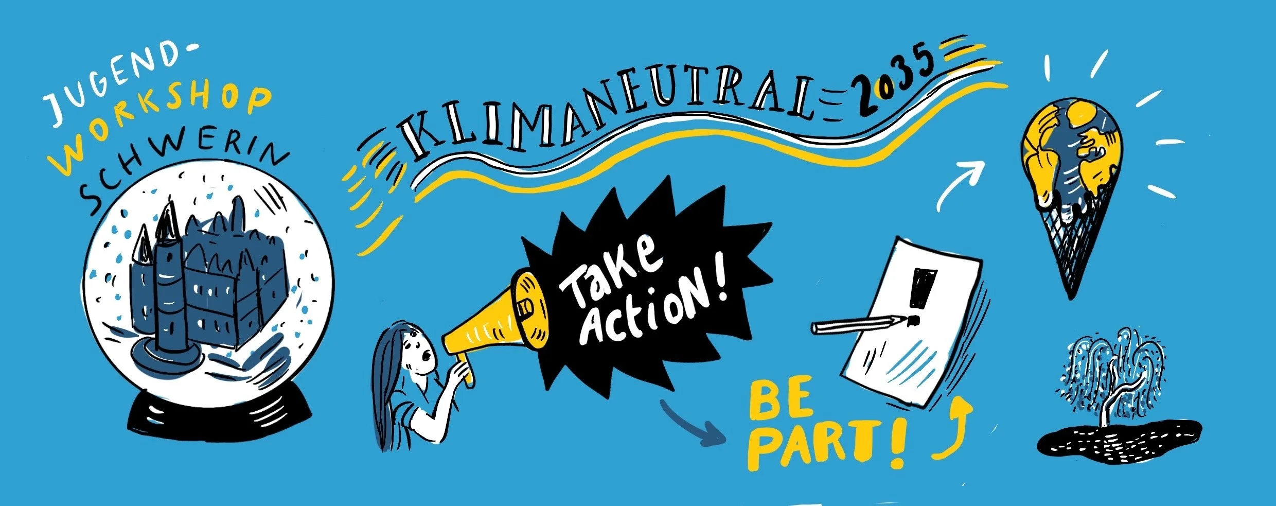 Jugendworkshop_Schwerin_Klimagerechtigkeit_Illustration