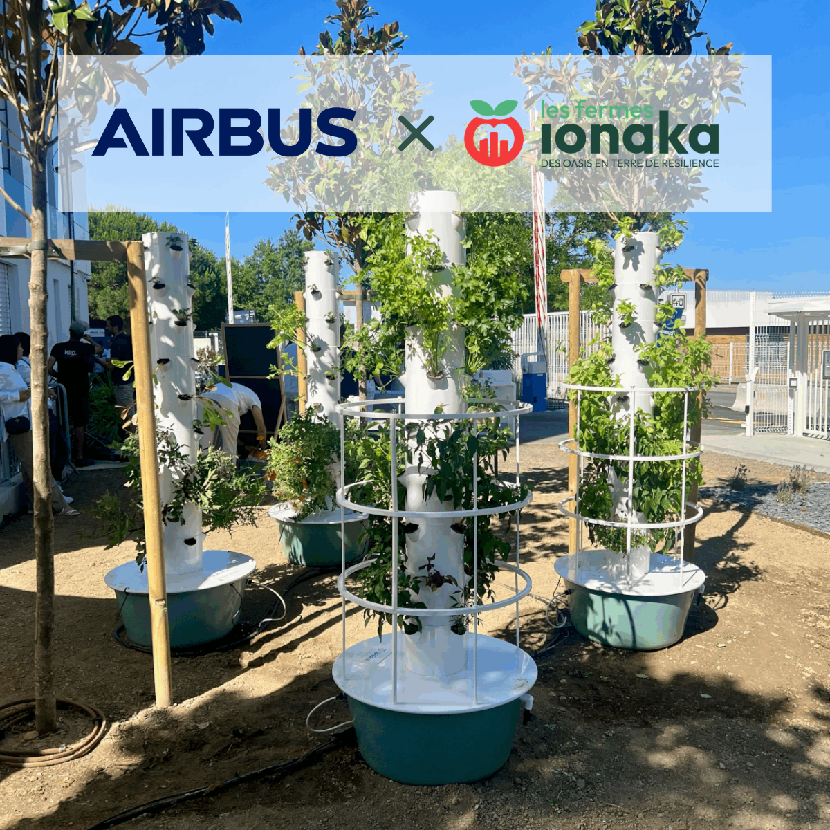 Les Fermes Ionaka x Airbus Protect. Un nouveau partenariat emblématique à Tou