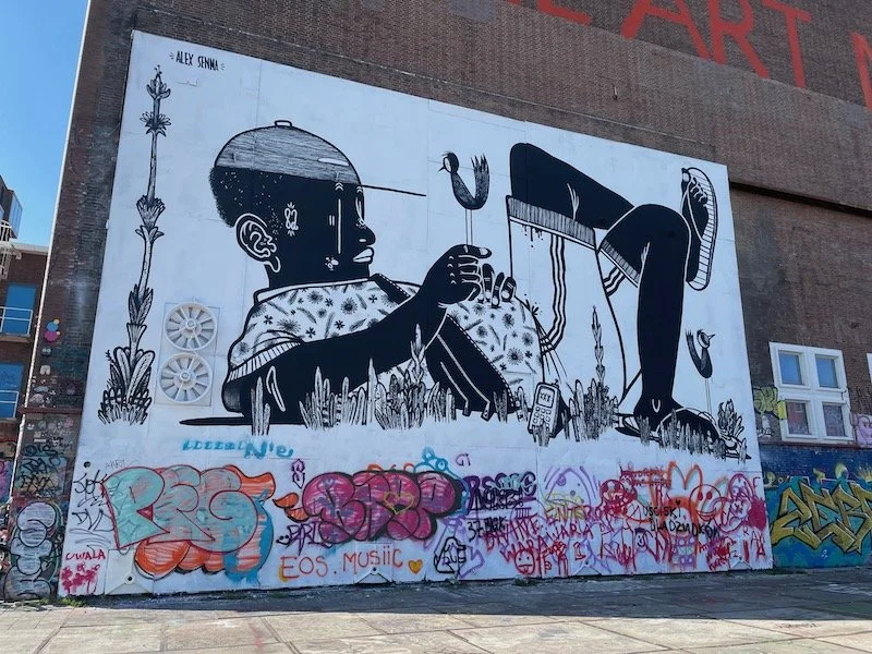 NDSM graffiti - man with bird on finger.jpeg