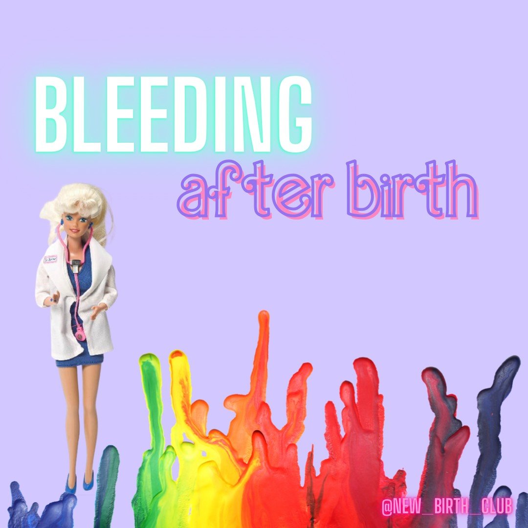 Lochia aka postpartum bleeding
