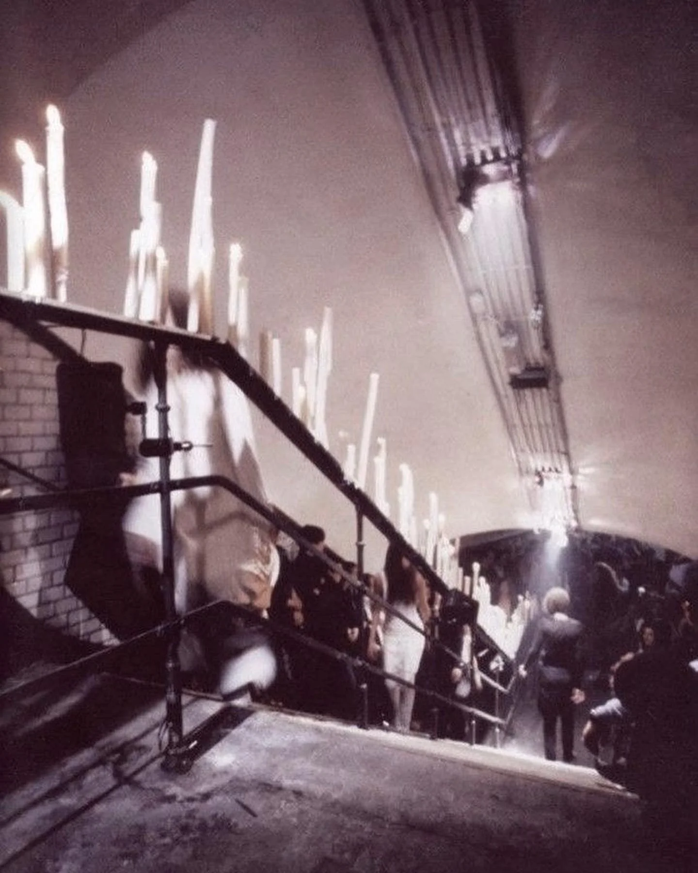 Good night to all the candles from the Margiela spring/summer 92 show that took place inside the Saint-Martin metro station