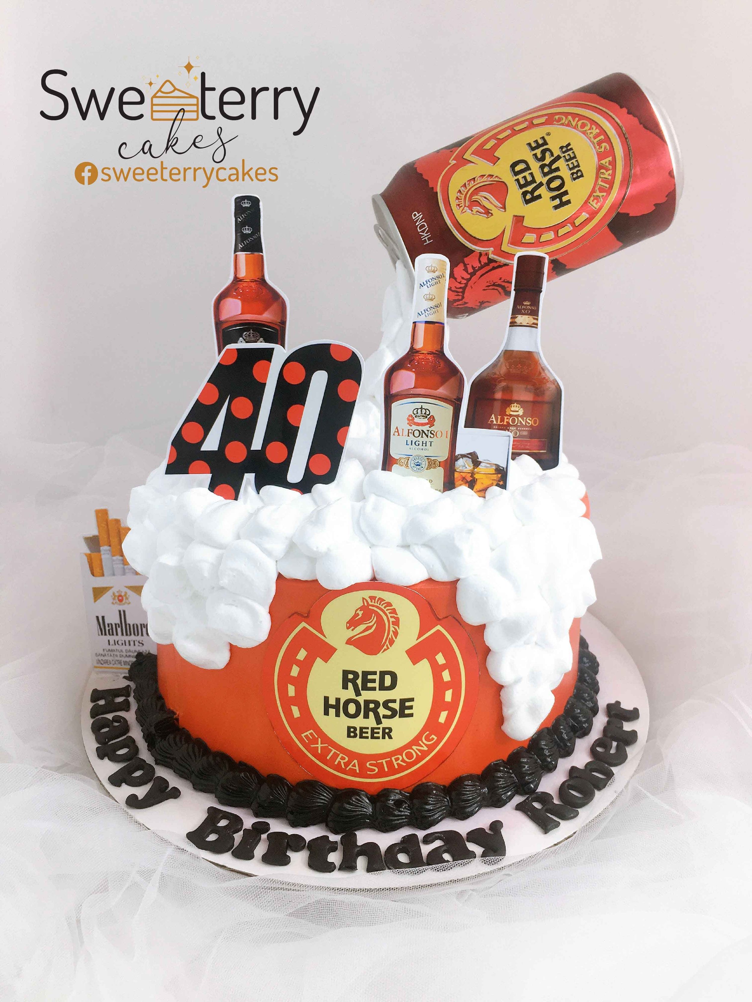 Beer Cooler Birthday Cake - CakeCentral.com