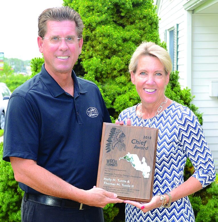 Tuttles receive WPOA’s annual Chief Award