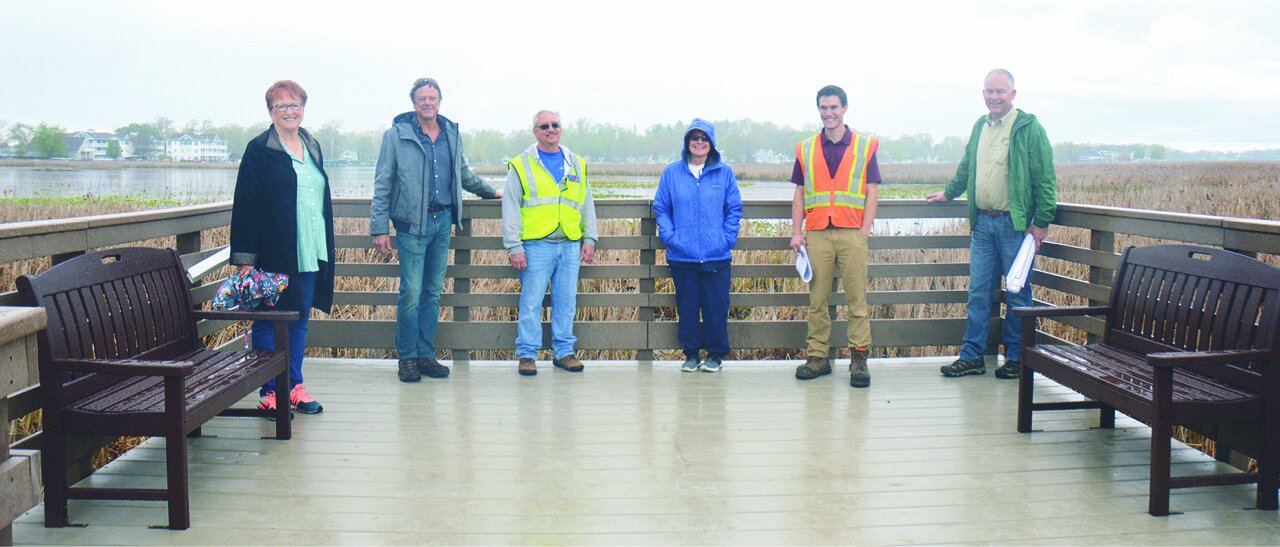 Conklin Bay trail, boardwalk completed