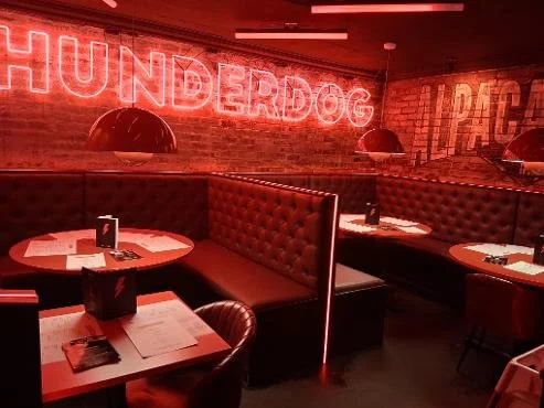 Thuderdog, Glasgow - top of righ hand room