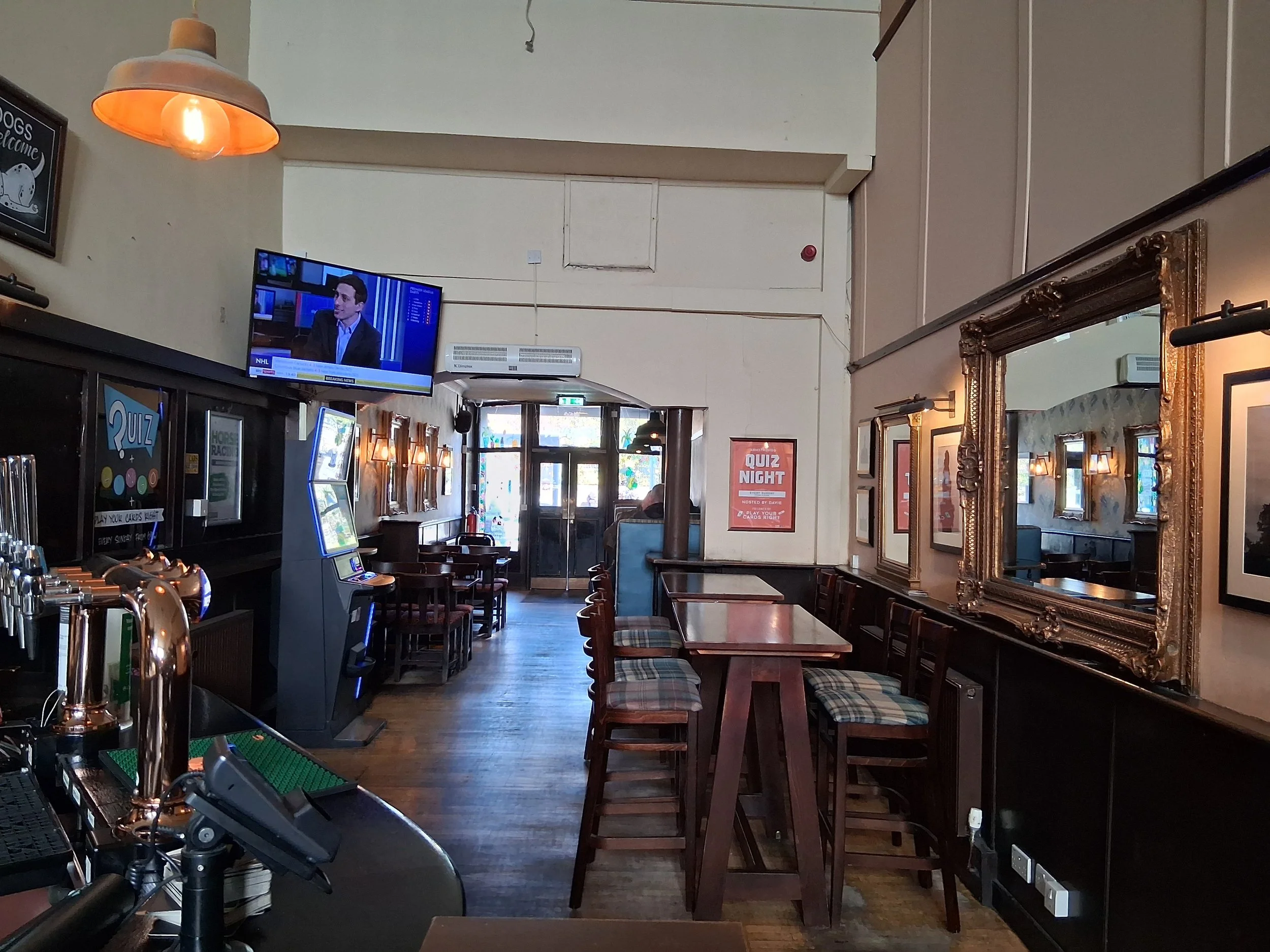 Armstrong's , Glasgow - looking back to door from servery