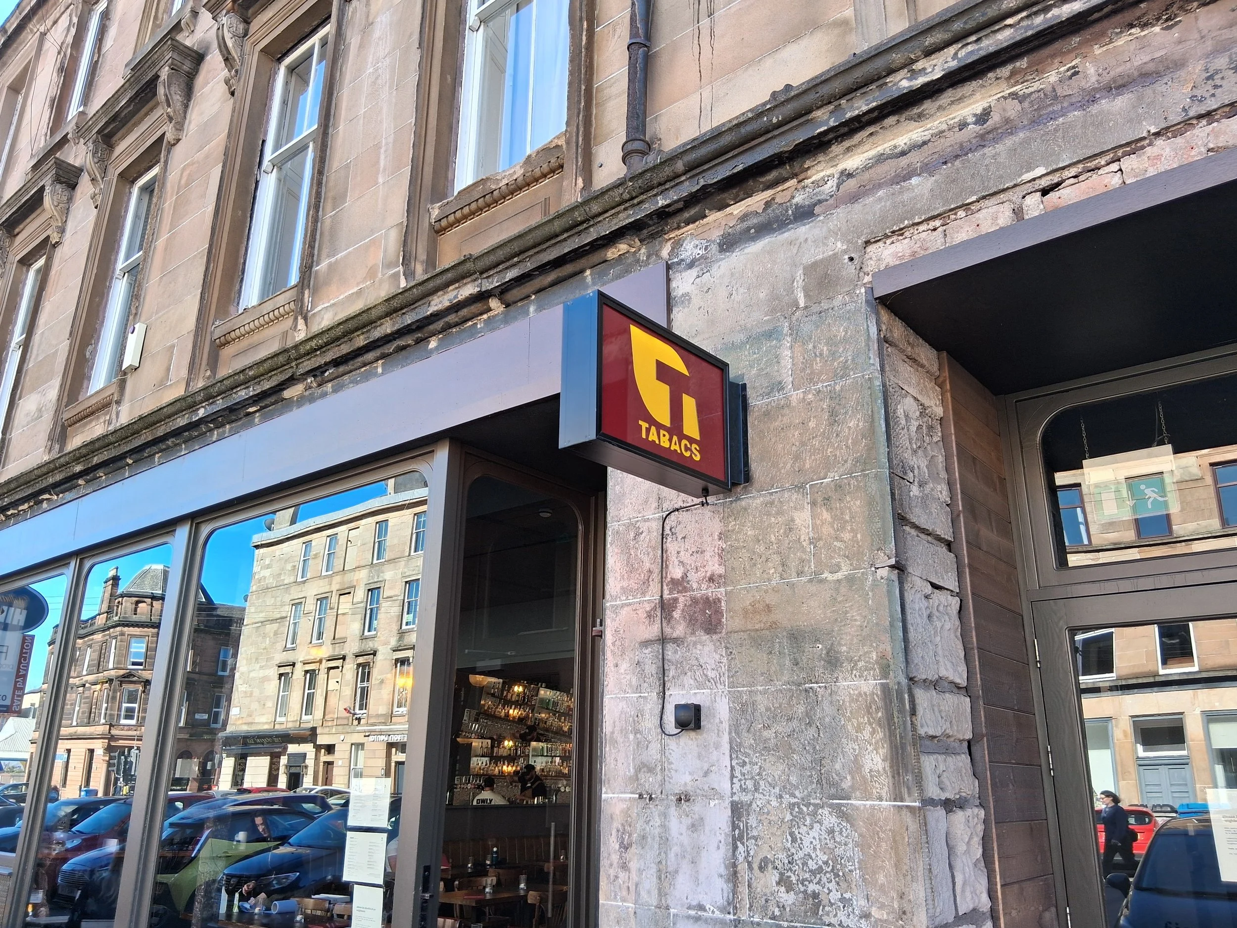 Tabacs, Queens Park, Glasgow - frontage