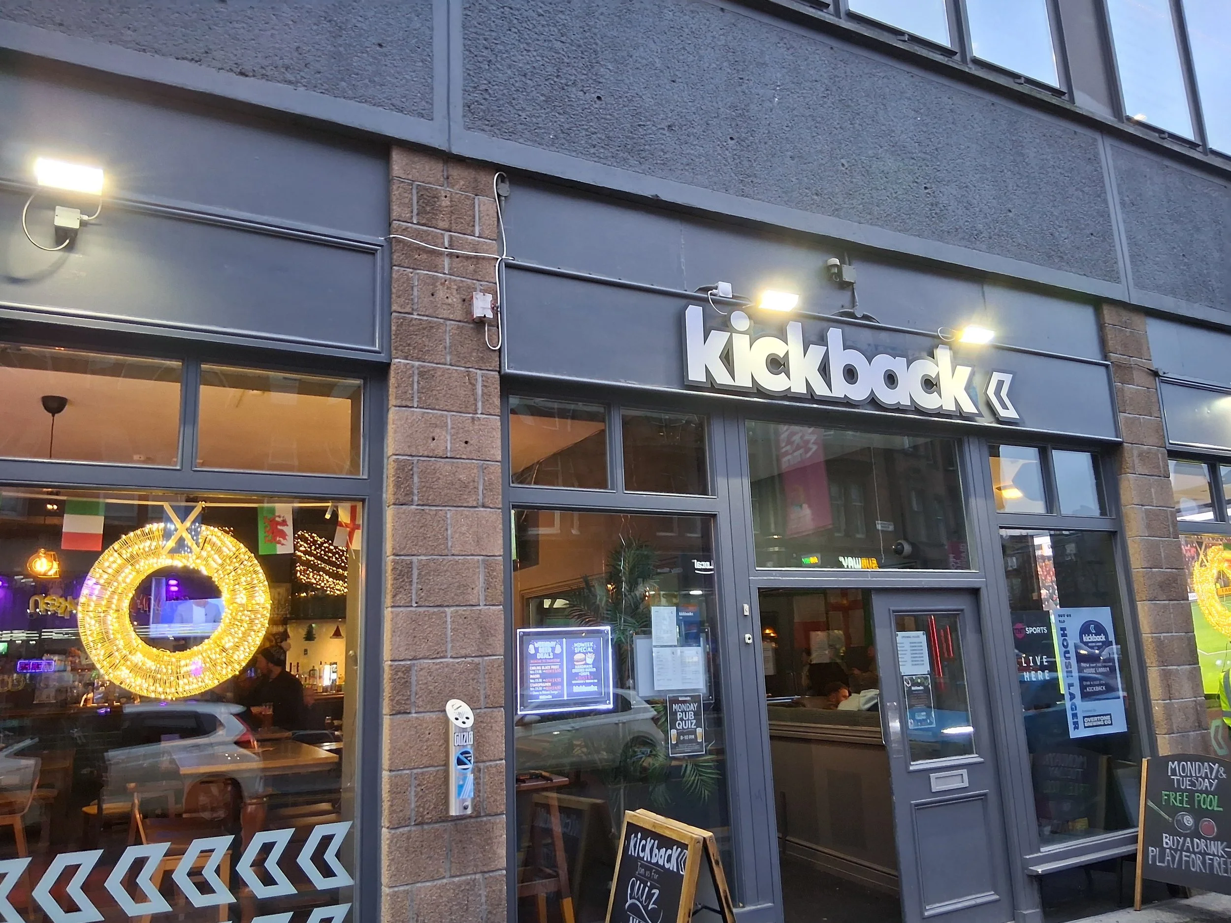 KickBack, Glasgow