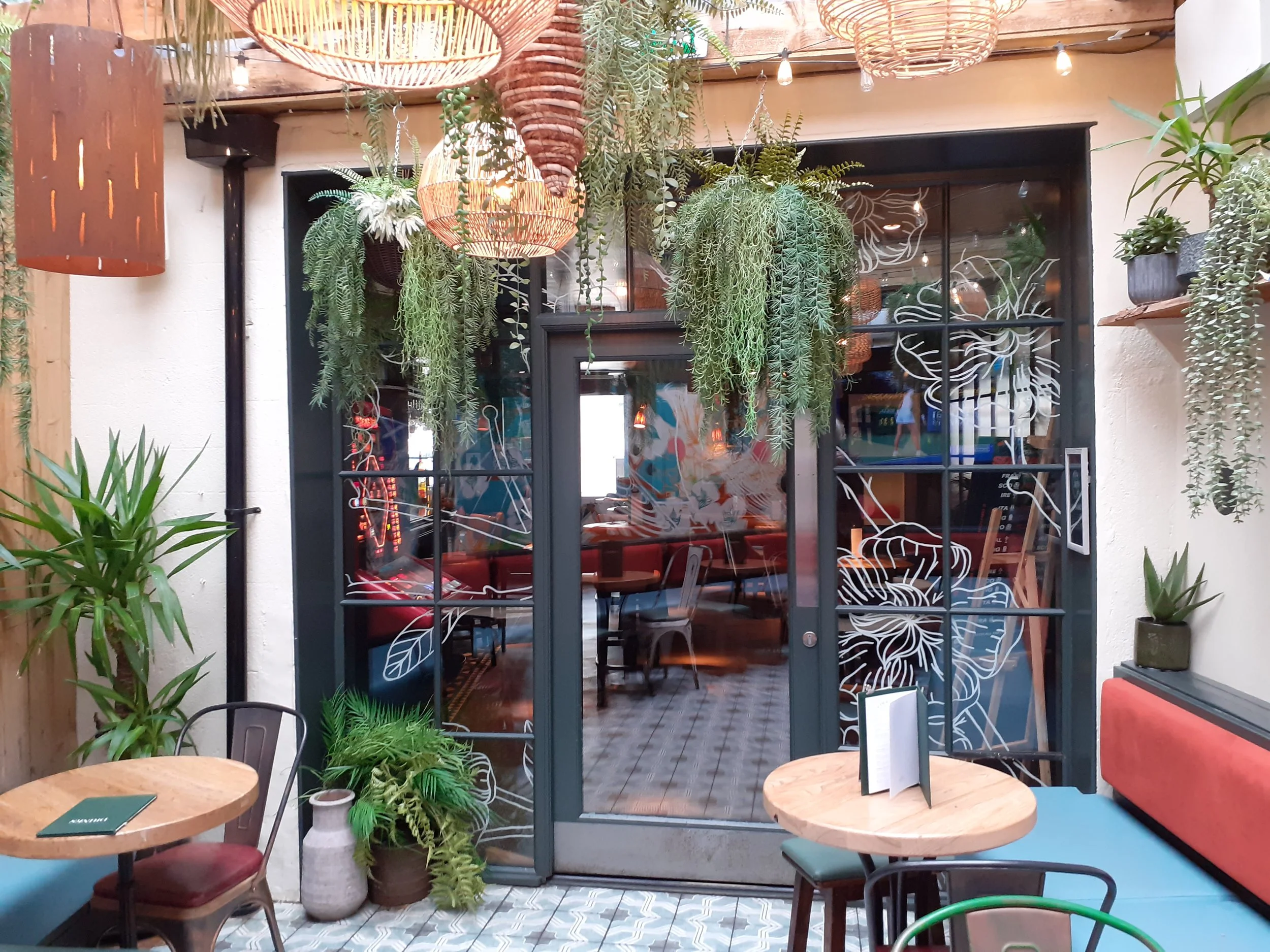 The Corner House, Kilwinning -the outside inside