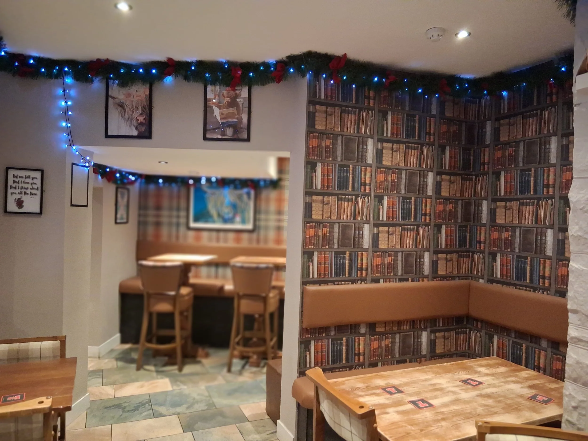 Tartan Coo, Glasgow -right side of room