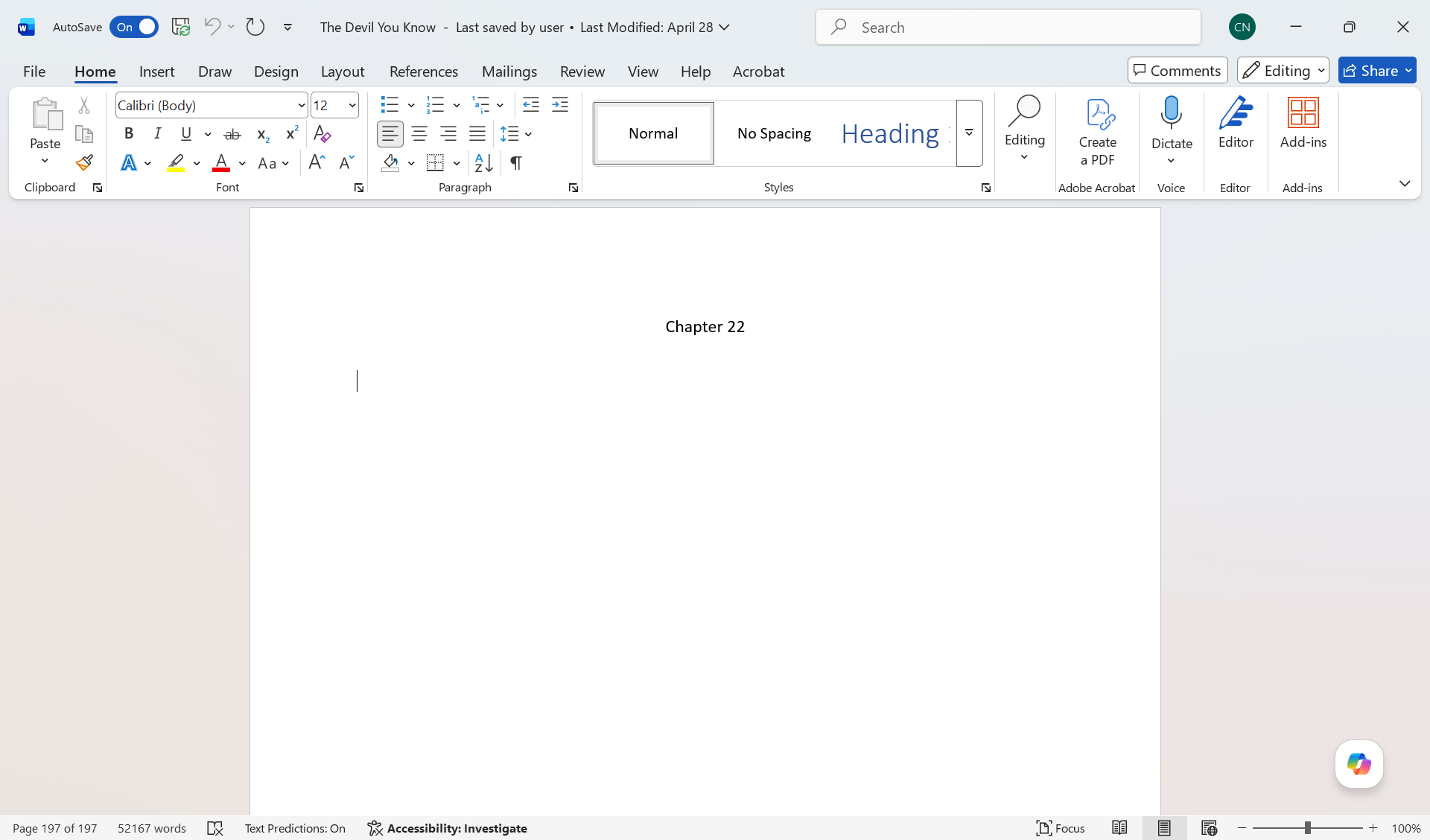 The Blinking Cursor