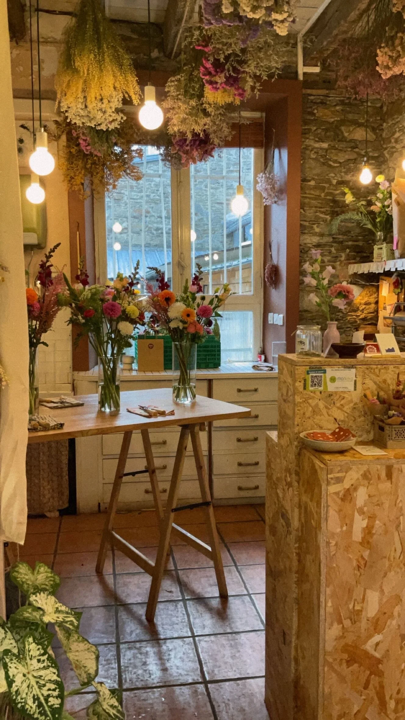 Atelier création de bouquet de fleurs