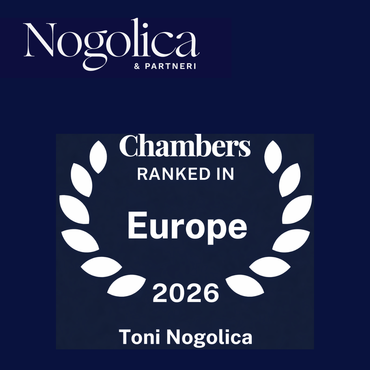 Toni Nogolica prepoznat kao vrhunski stručnjak od strane Chambers &amp; Partners.