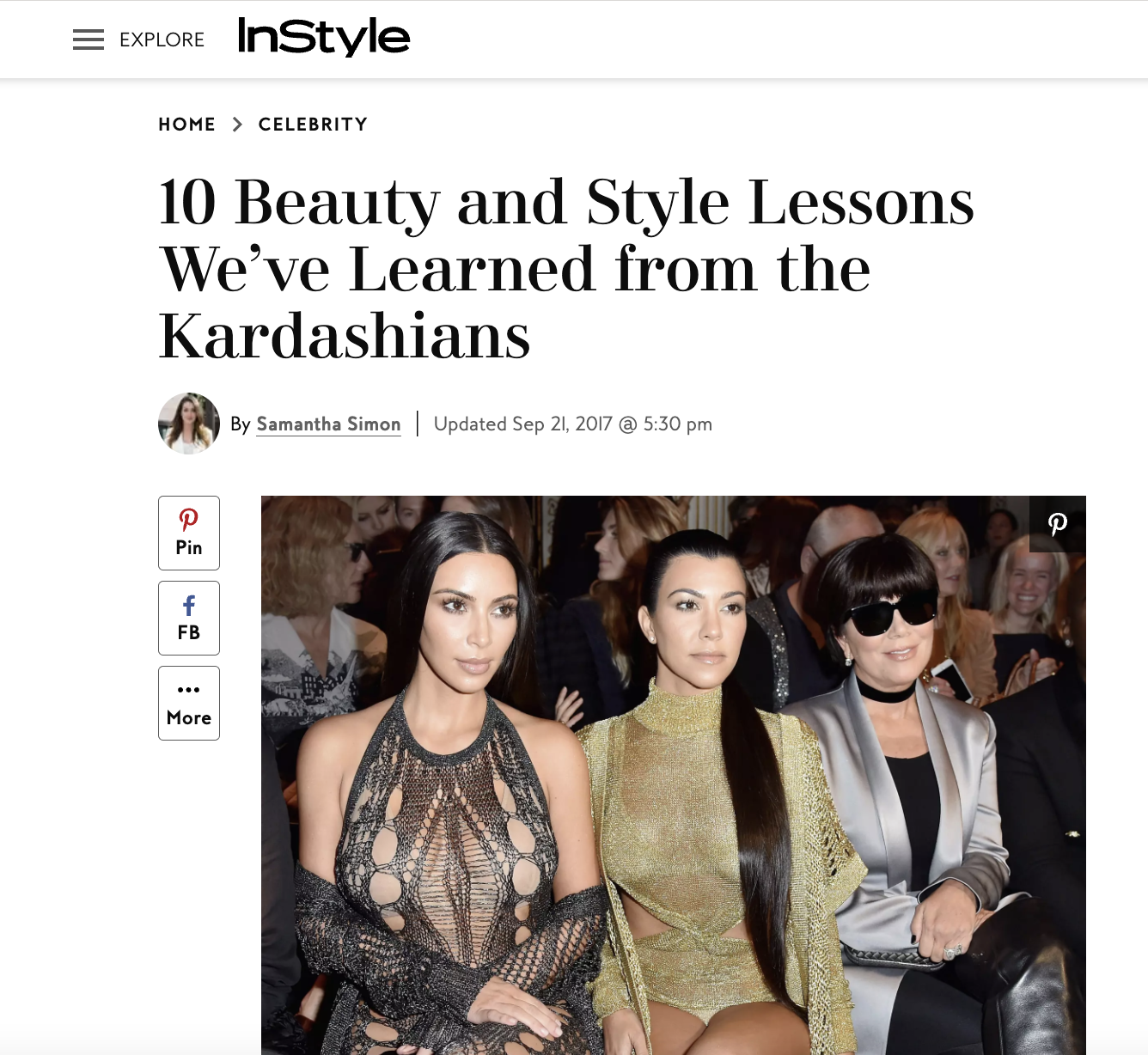 10 beauty and style lessons we've learned from the Kardashians