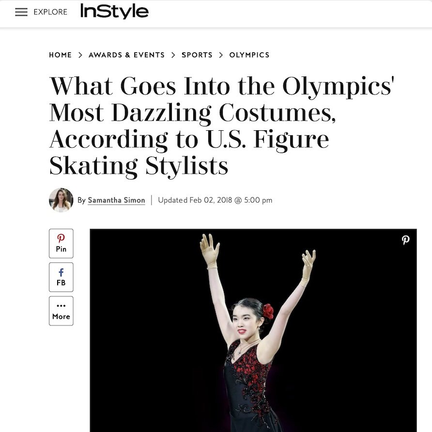 What goes into the Olympics' most dazzling costumes, according to U.S. figure skating stylists