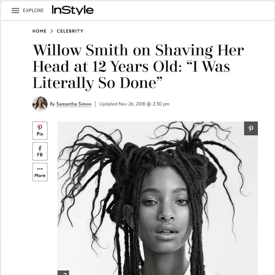 Willow Smith on shaving her head at 12 years old: "I was literally so done" 