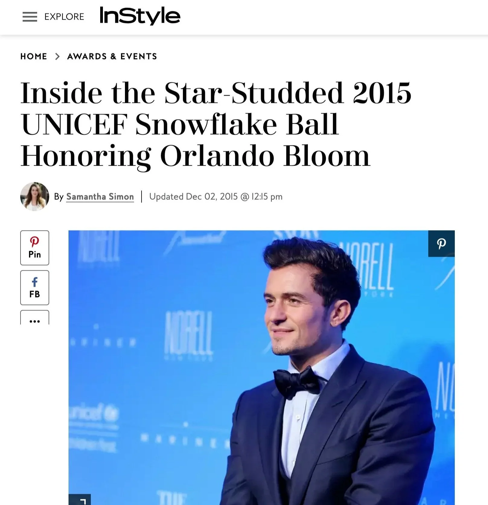 2015 UNICEF Snowflake Ball