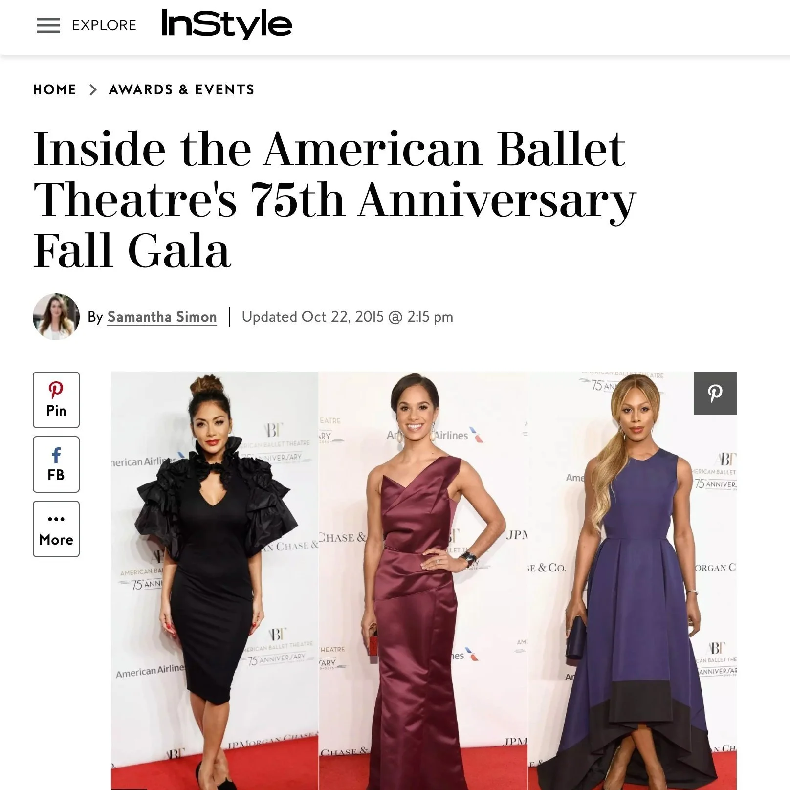 2015 American Ballet Theatre Fall Gala