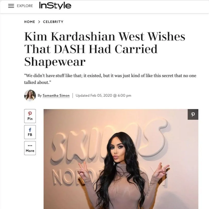 Kim Kardashian West wishes that DASH had carried shapewear