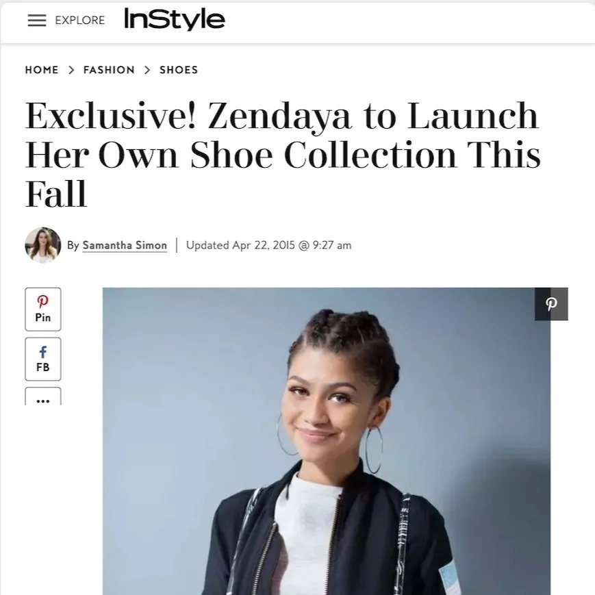 Exclusive! Zendaya to launch her own shoe collection this fall