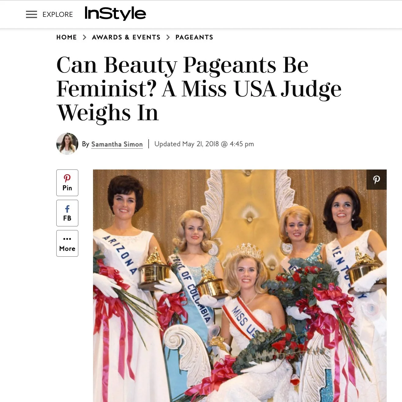 Can beauty pageants be feminist? A Miss USA judge weighs in