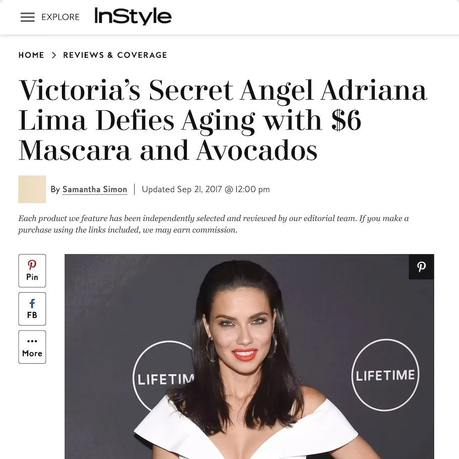 Victoria's Secret Angel Adriana Lima defies aging with $6 mascara and avocados