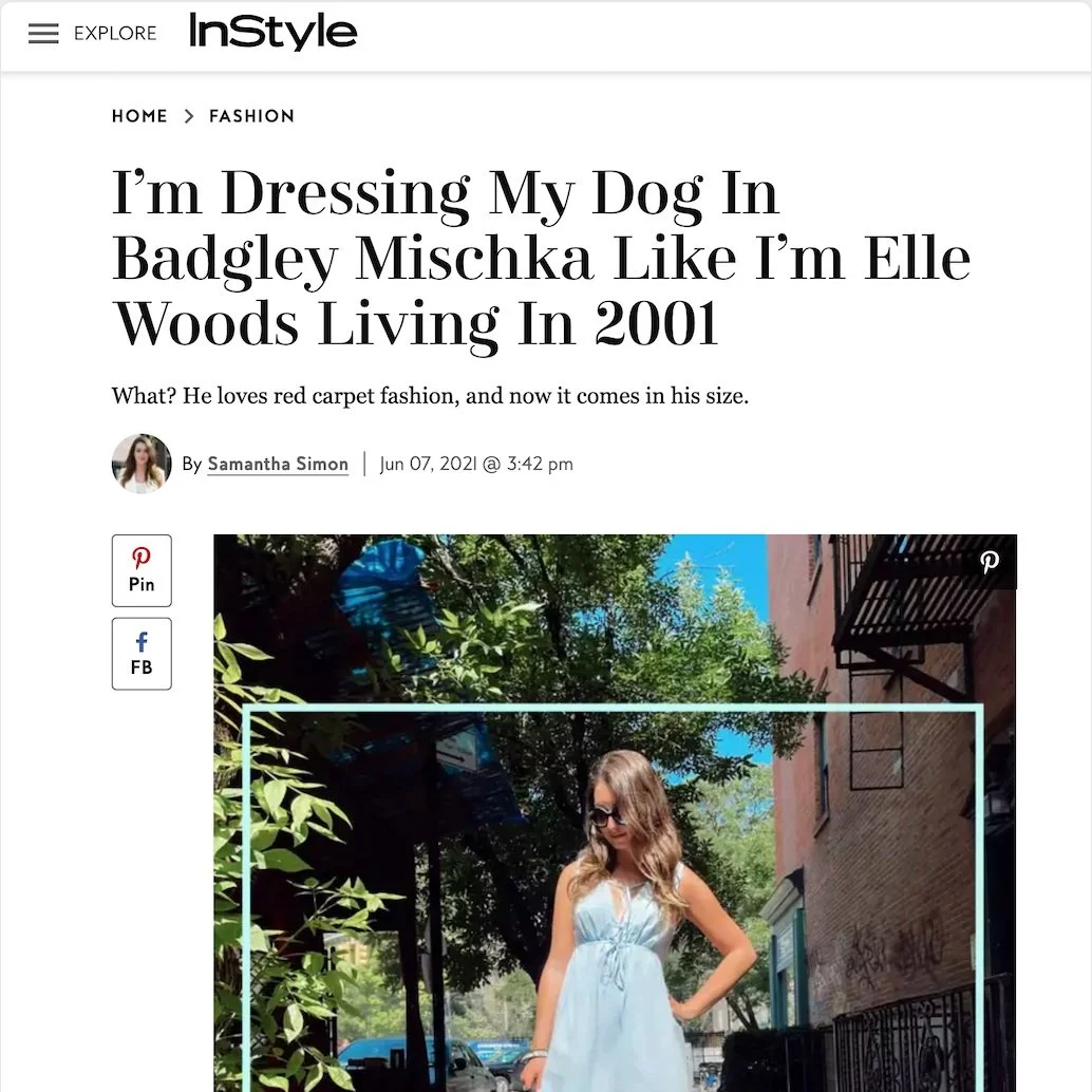 Review of Badgley Mischka's first dog collection for K9 Wear